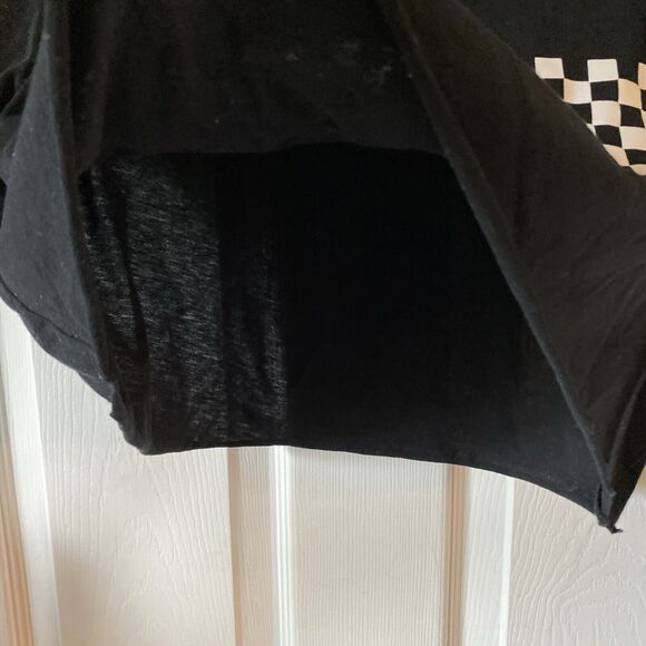 Abercrombie & Fitch Crop Top Women’s Size Small Short Sleeve Checked Graphic - Picture 4 of 10